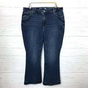 Old Navy Women's Jeans High Rise Flare Leg Beatrice Stretch size 18 length 27"